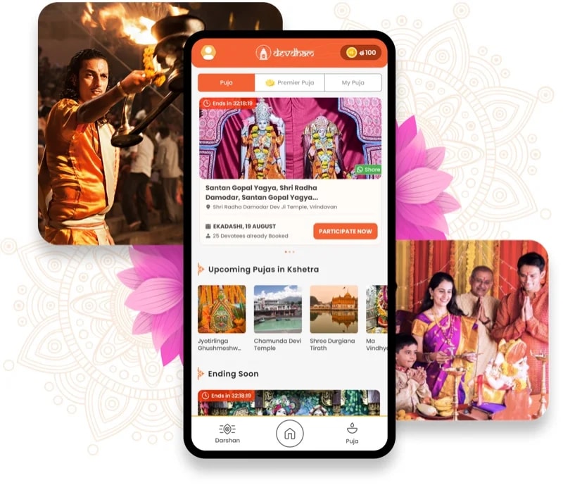 DevDham - Online Puja Booking and Spiritual Services Platform